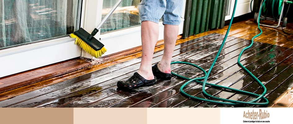 Entretenir une terrasse en bois