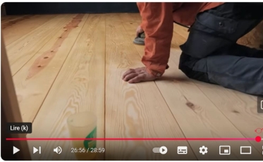 Un plancher XXL pour un bureau : le projet parquet massif d'Olivier Verdier